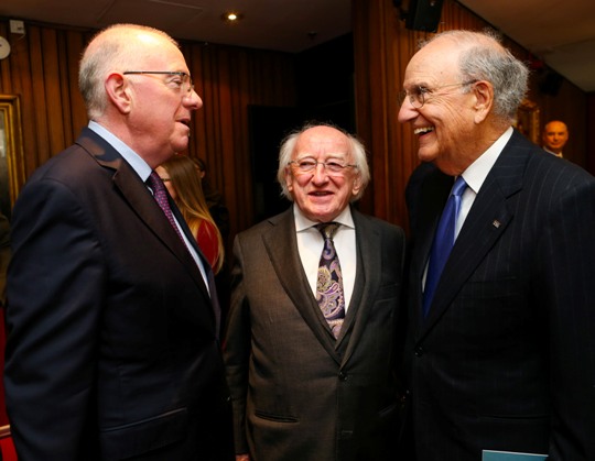 20160410 Minister Flanagan with Senator George Mitchell
